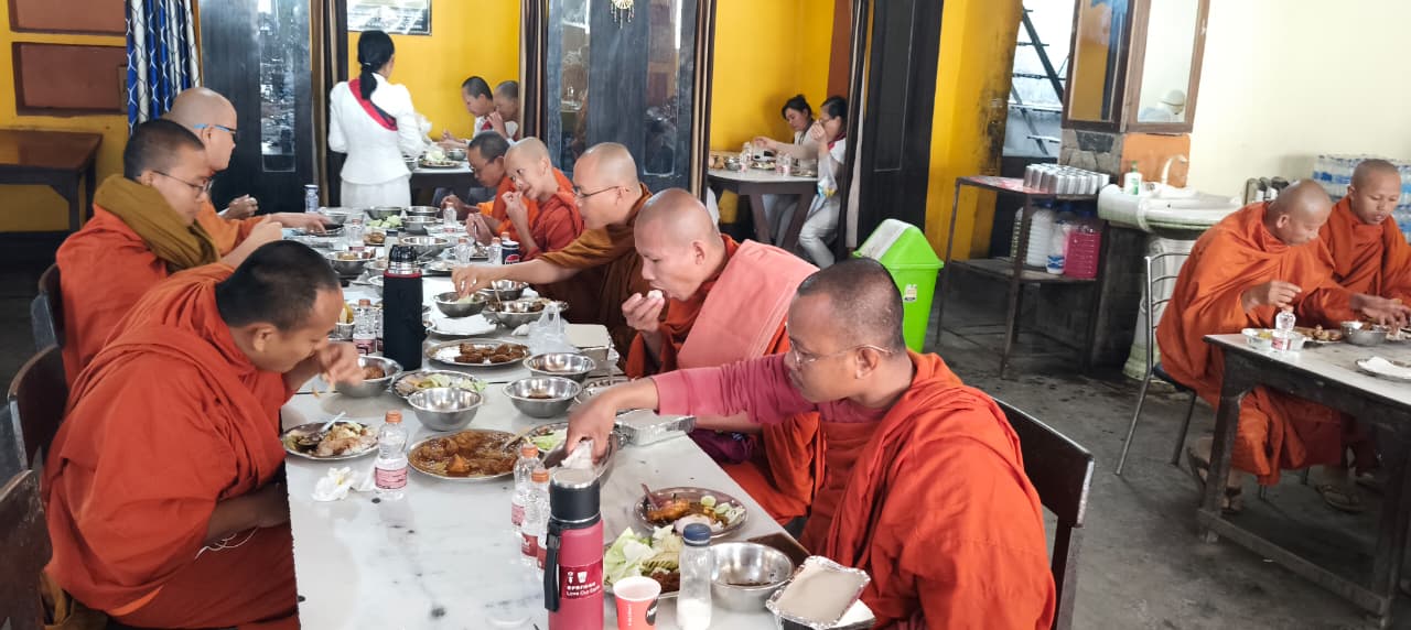 Pilgrims at Sacred Site
