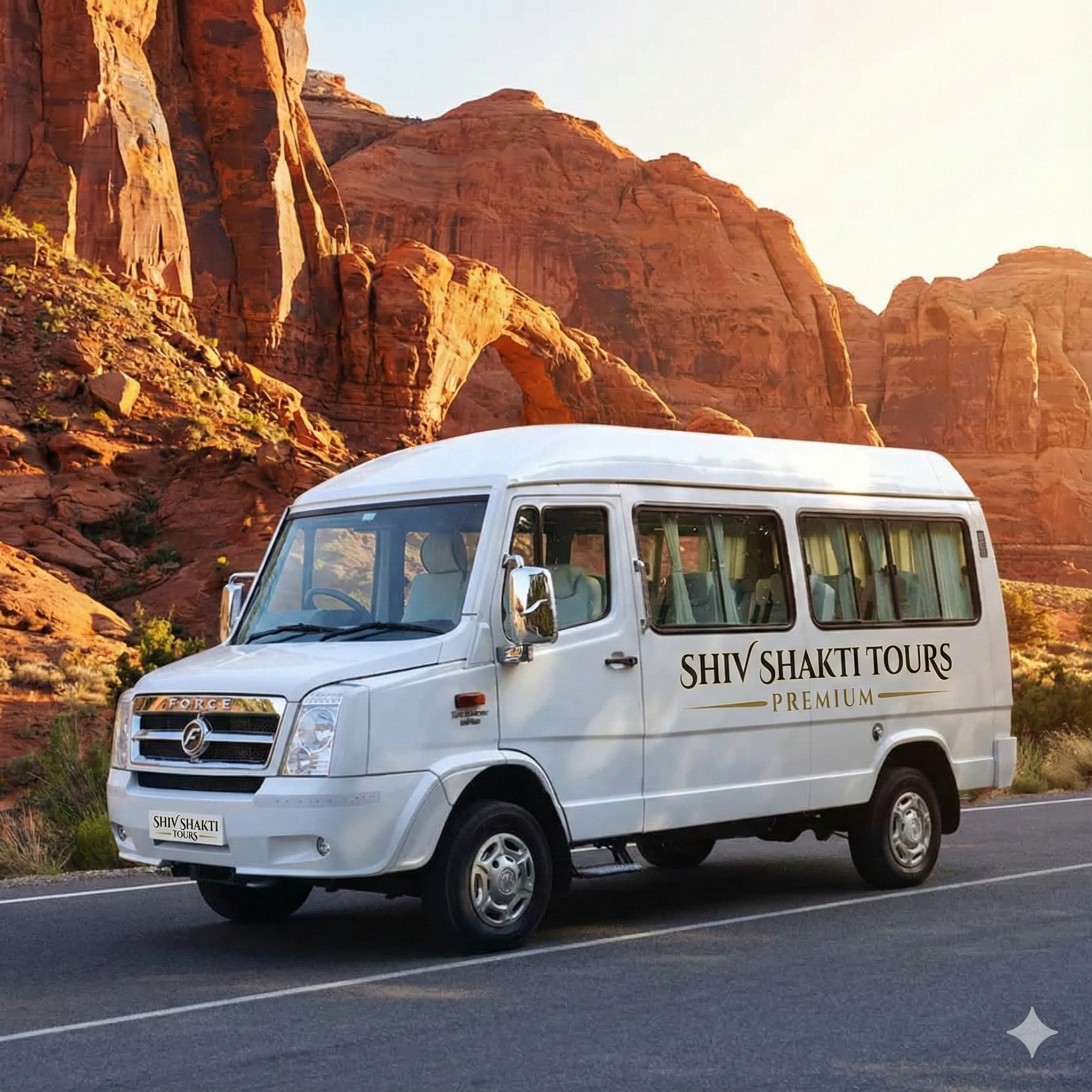 Luxury Mini Bus Exterior